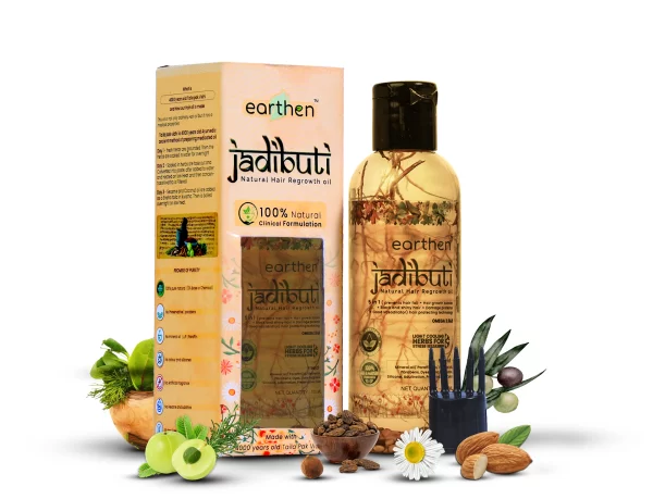 Earthen Jadibuti 100% Natural Hair Growth Oil (100 ml)